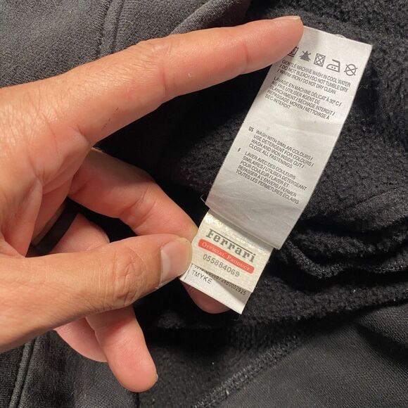 Puma Ferrari Sweat Track Jacket Mens Large Full Zip Track Fleece Motorsport - Picture 5 of 9